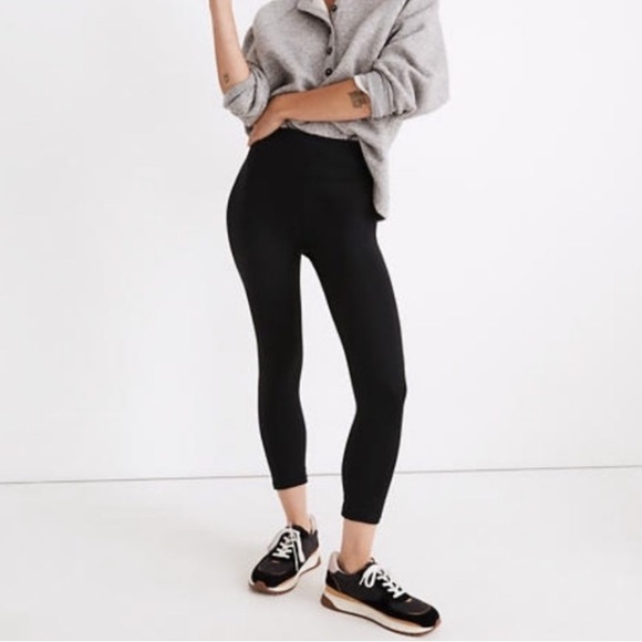 Madewell Pants & Jumpsuits Like New Madewell 25 Mwl Form High Rise Leggings Black Yoga Crop
